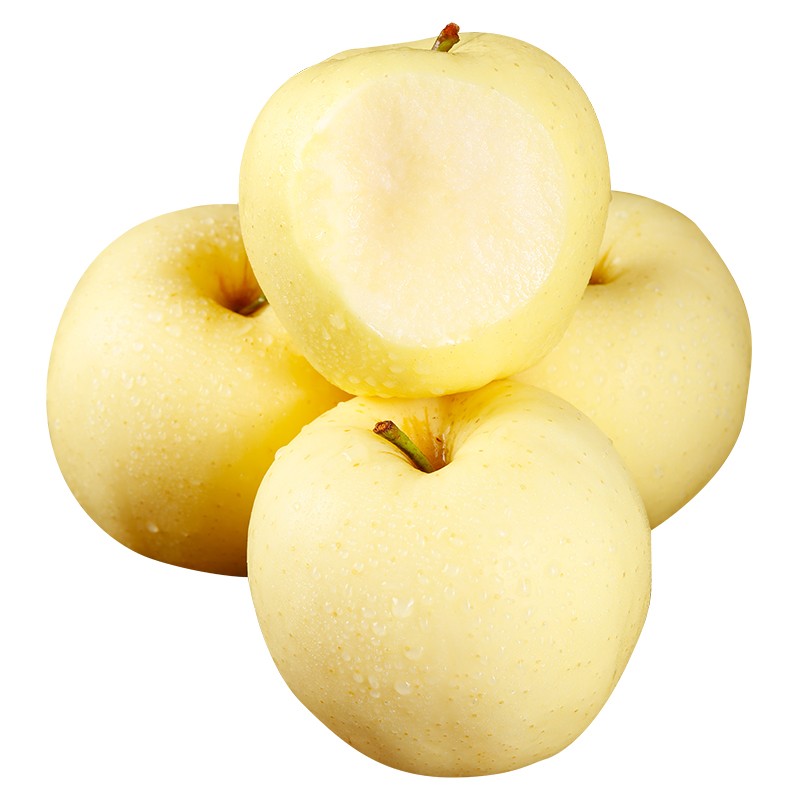 帅香蕉苹果大连黄苹果水果5斤新鲜水果粉面刮泥黄香蕉当季金帅整箱 5