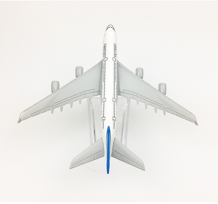 定制2022款飞机模型仿真客机合金静态摆件16cm中国南方航空空客a380