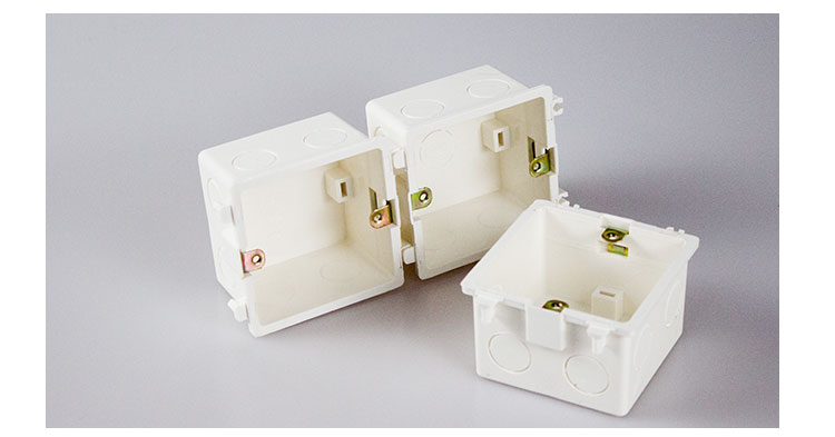 凯之讯可连体接线盒86型暗盒 高强度暗线盒 通用暗装底盒 开关插座底