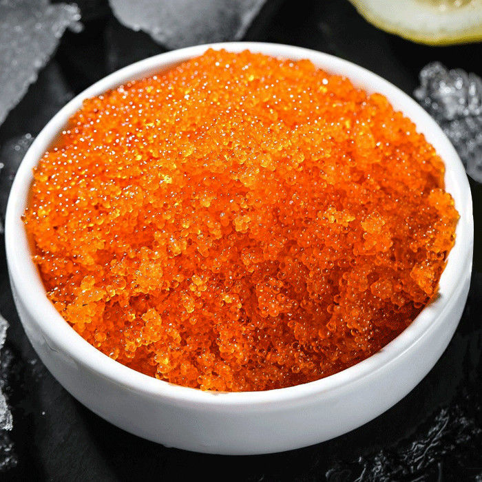 飞鱼籽香辣鱼子酱罐头即食深海鱼子酱寿司材料海鲜酱熟食下饭菜拌饭酱