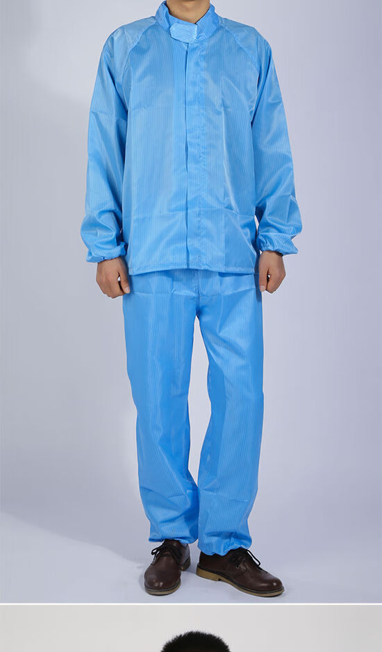 2022新款男装防尘工作服连体分体连帽防尘服电子厂喷漆车间食品厂无尘