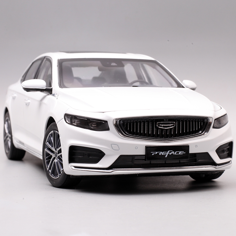 吉利星瑞车模原厂1:18 星瑞合金全开汽车模型新款节日礼物摆件收藏