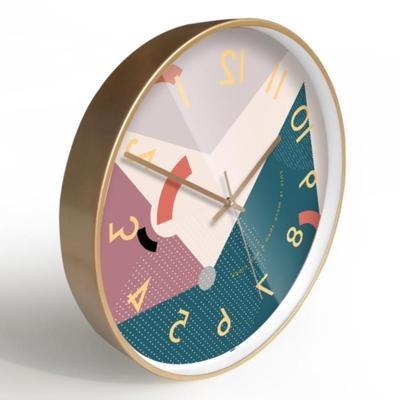 2022新款磁流体时钟a冰箱时磁铁钟茄时钟钟时表间流管理兔体挂钟客厅