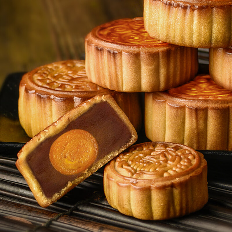 广式月饼蛋黄莲蓉月饼团购月饼