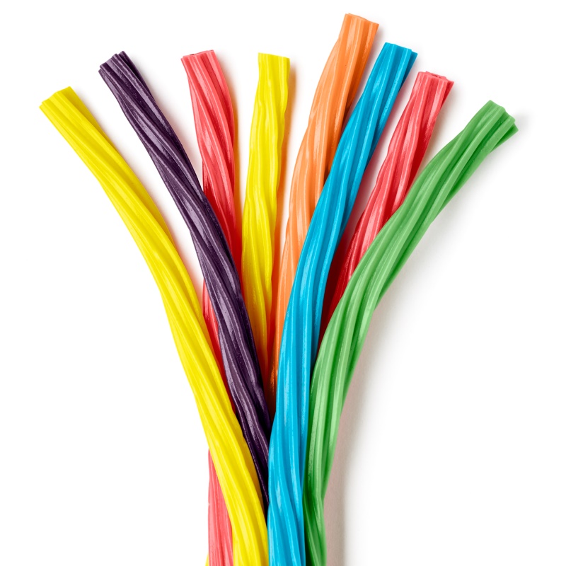 吸管扭扭糖 抖音 酸糖 詹姆斯 橡皮糖 国内现货 redvines 原味 141g