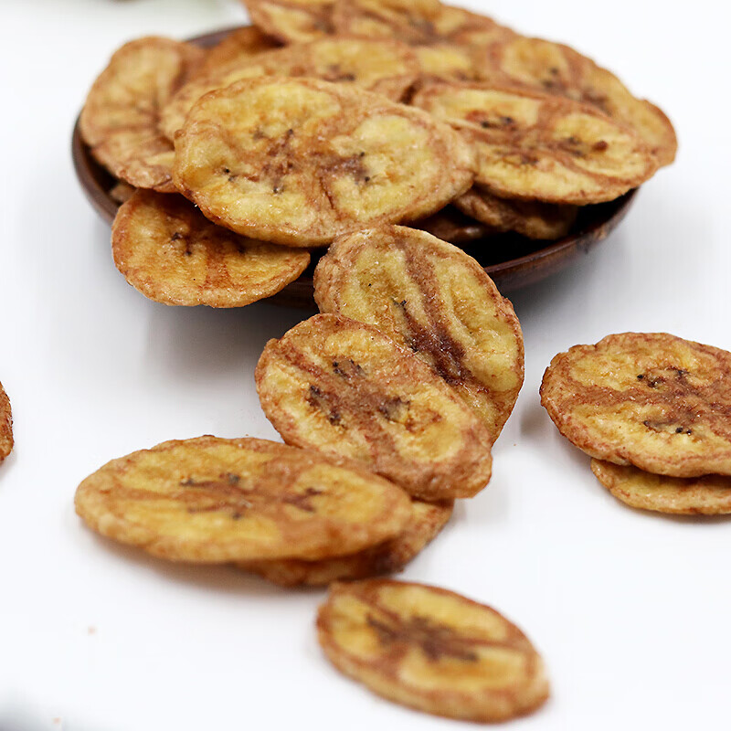 烤香蕉片250g炭烤香蕉干非油炸水果干芭蕉干香脆散装零食 500g(500g*1