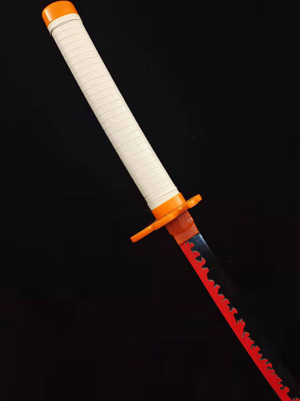 鬼灭之刃日轮刀1比1金属新日轮刀金属鬼灭之刃cos日轮刀我妻善逸炭治