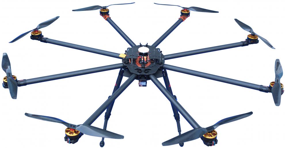 耐摔无人机超大型载重10kg八轴电力拉线放线投放架线飞线飞机工程拉线