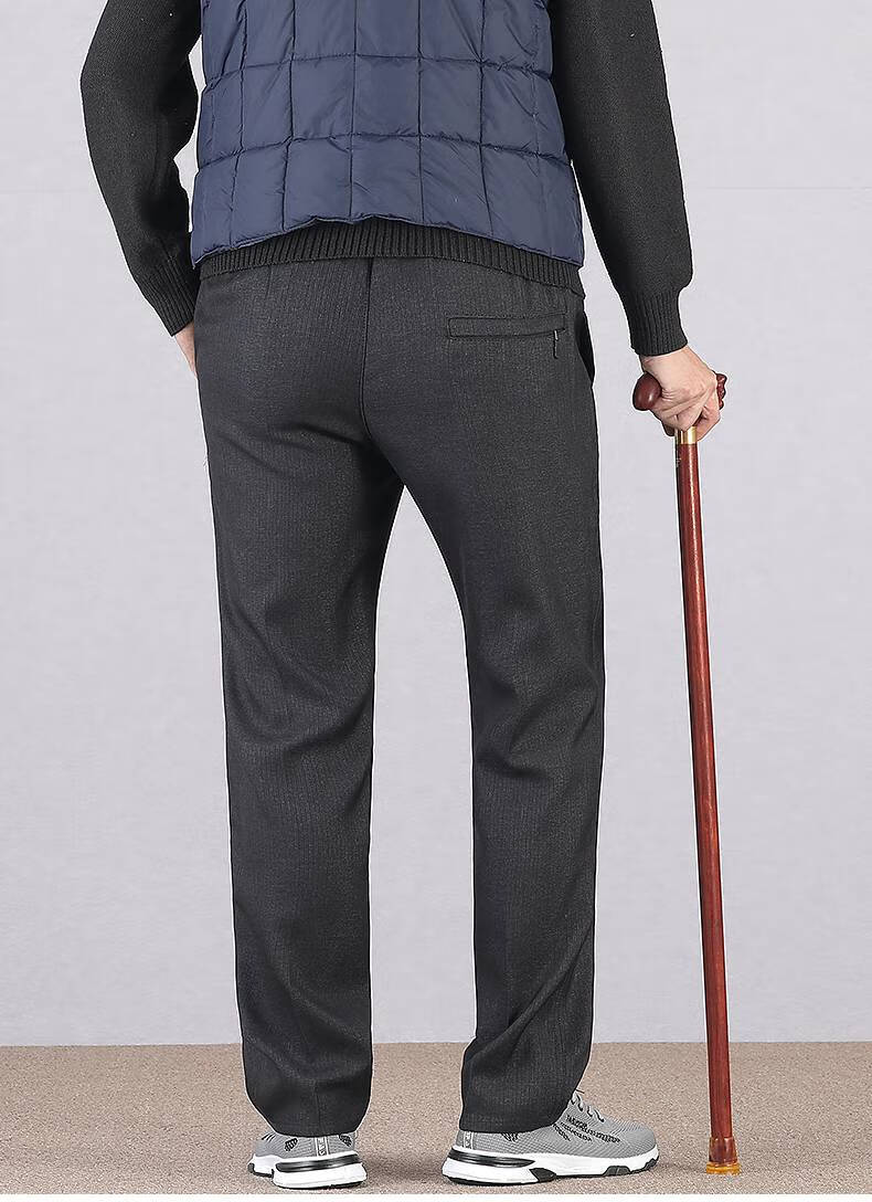 南极人春季老年人男裤80岁爷爷裤子松紧腰运动薄款老头男士男式老人