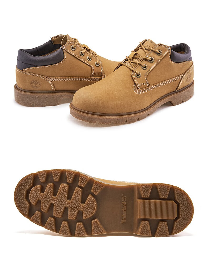 timberland添柏岚踢不烂男鞋大黄靴靴子户外休闲防水皮革a1p3l 小麦色