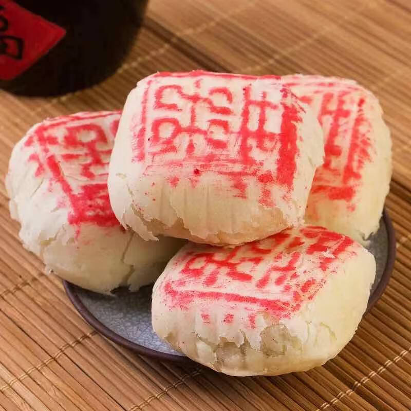 天津特产白皮中式糕点点心酥皮八件老味白皮喜寿糕贡品 百果口味500克