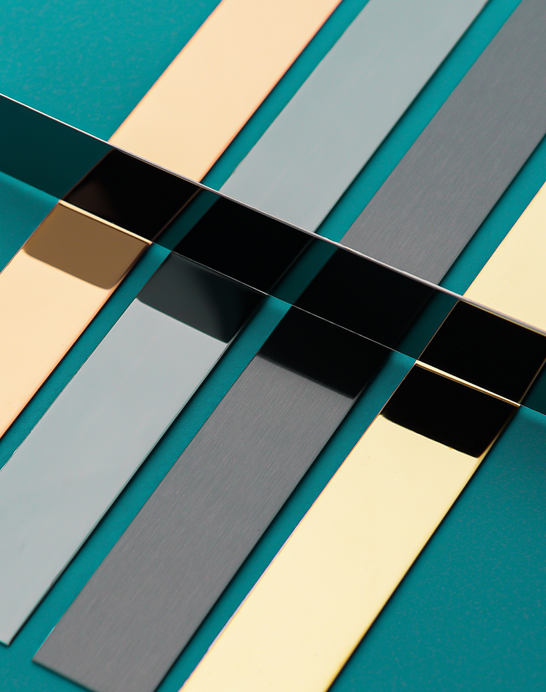 电视背景墙钛金条金属装饰线条自粘吊顶美边条钛合金不锈钢平板条定制