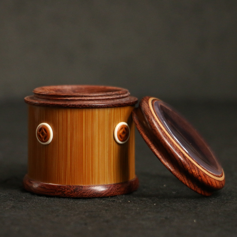 精品纯手工制作老玉竹万体鸣虫罐子竹制蛐蛐蝈蝈罐黄蛉金钟罐