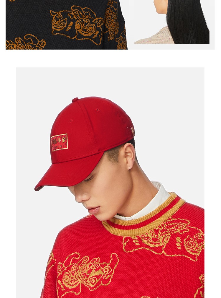 李宁帽子男女同款2022年新品运动生活系列日进斗金棒球帽黑色1tm