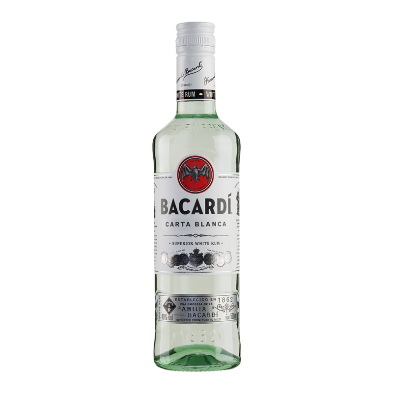 bacardi百加得 白朗姆酒 500ml
