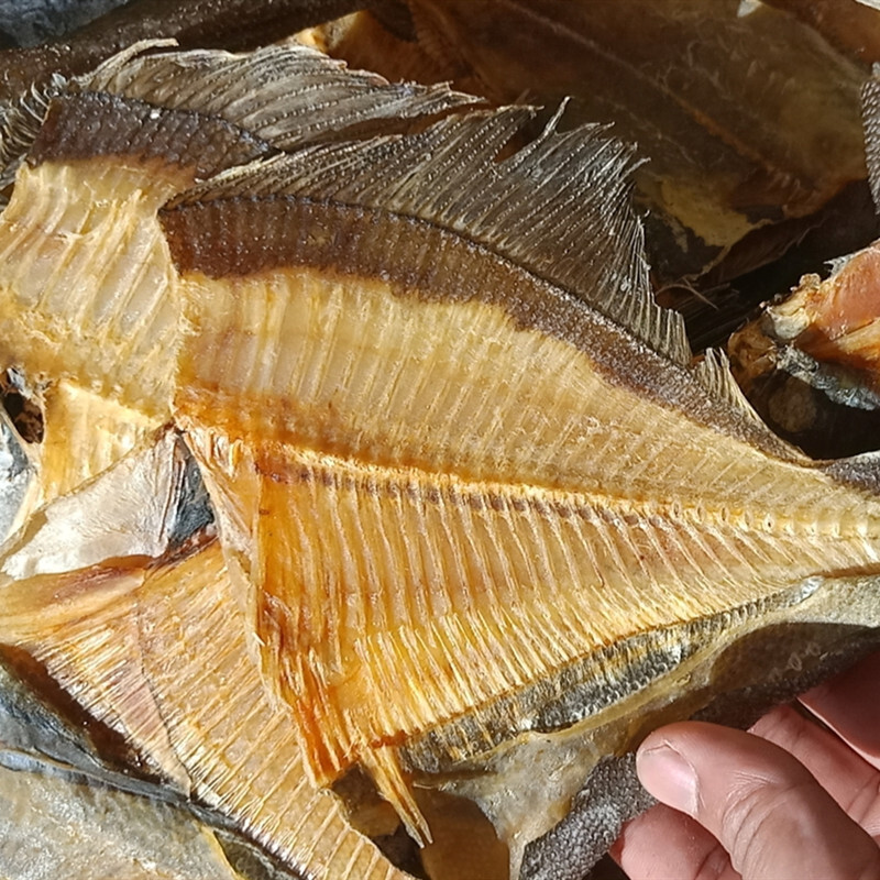 去头大地鱼干500g铁铺鱼干比目鱼比目鱼高汤云吞饺子砂锅海鲜干货