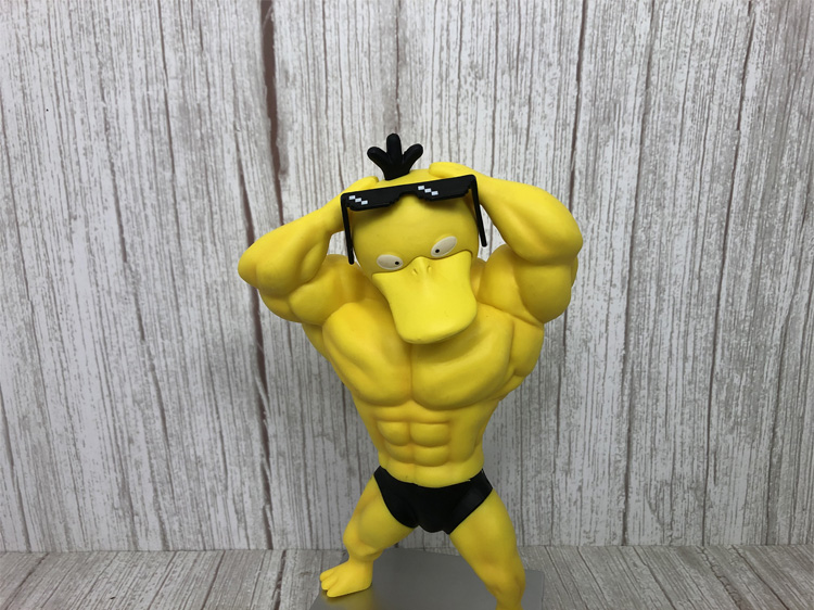 2022新款肌肉摆件神奇go肌肉人猛男show可达鸭皮卡丘gk模型摆件情人节