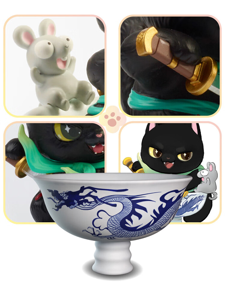 观复猫盲盒观复博物馆的人气猫馆长潮流玩具猫咪公仔手办摆件礼物全新