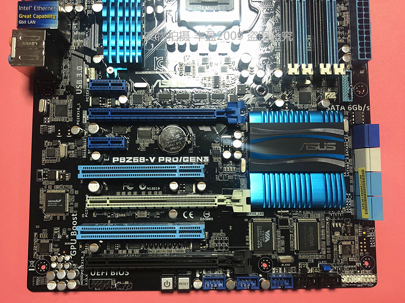 z68主板 asus/华硕 p8z68-v pro/gen3 1155针支持3770k和1230-v 深