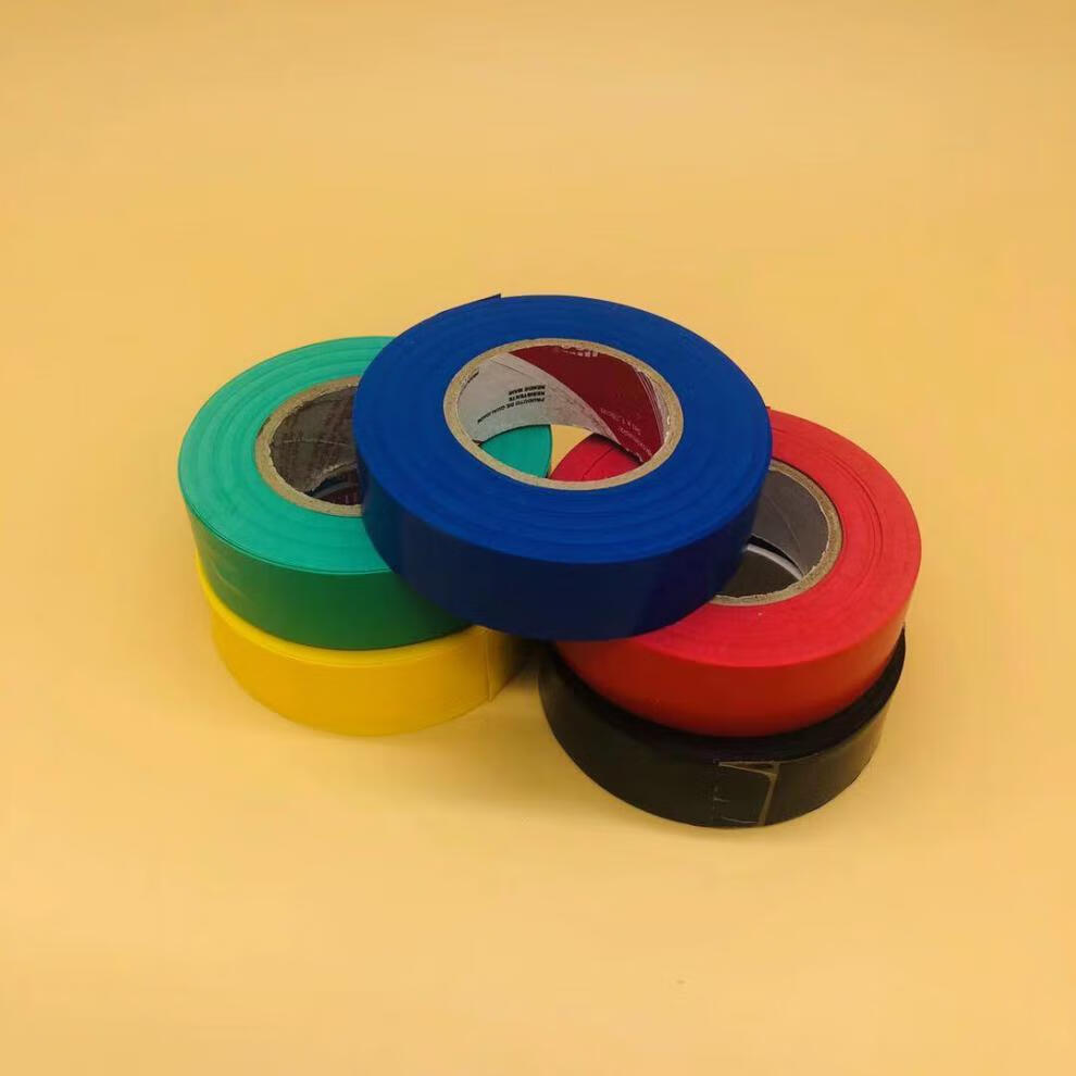 senmu相色带 彩色塑料带 彩色无粘性绝缘相色带 绝缘塑料带电工胶带