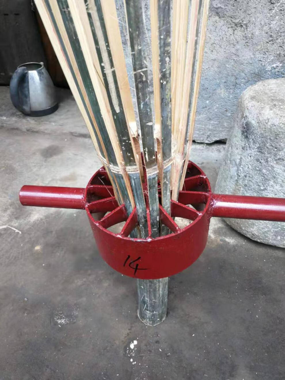 破竹刀机篾刀快速劈破竹筒机开竹子切片加工工具神器圆竹分条机器 18