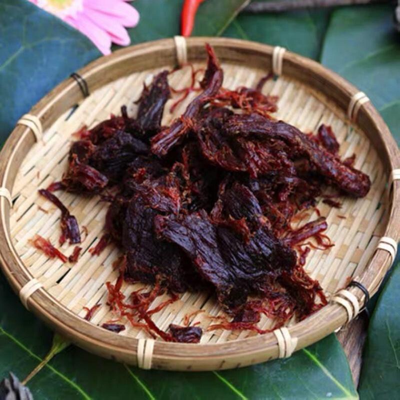 云南临沧特产沧源佤味麻辣牛肉干火烧油炸香酥牛干巴佤膳牛肉条火烧