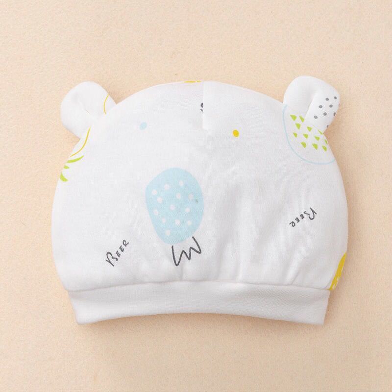 熹卡龙新品儿童睡帽婴儿帽子09个月儿童帽子新款百搭款加厚保暖新生儿