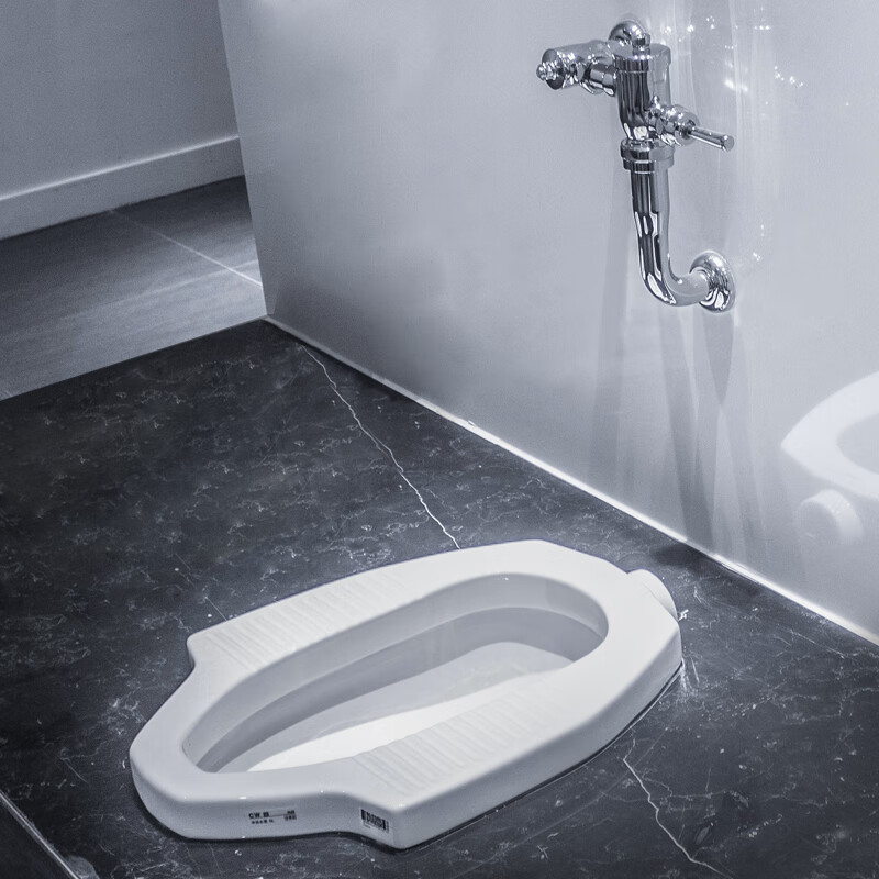 日本卫浴1stoto蹲便器78感应蹲坑带前档板家用工程蹲厕大管道防臭