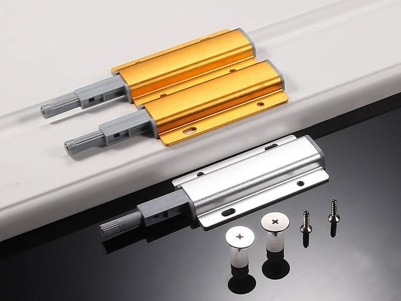 云梦泽 柜门反弹器按压式按弹器免拉手橱柜门弹门器弹簧开门器 明装