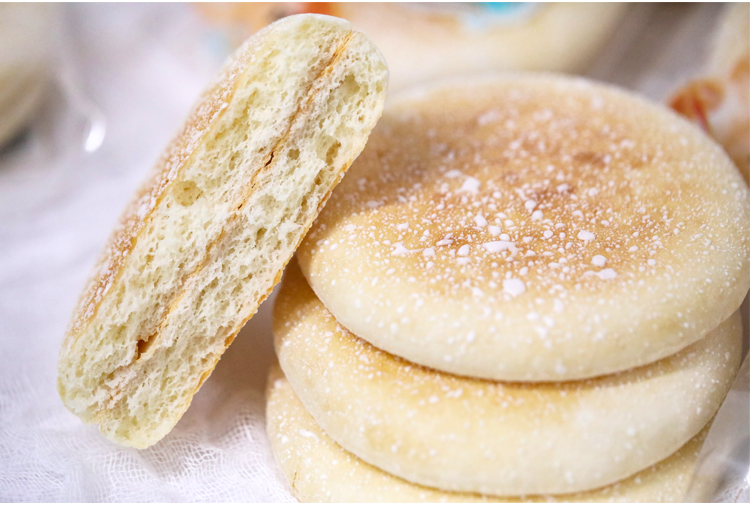 君欢喜莲子饼软法饼法式雪饼传统糕点零食点心早餐面包独立包装20包