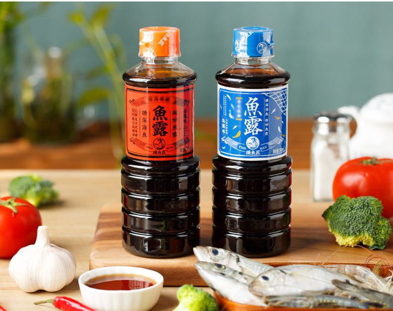 福建福州鱼露调味汁虾油虾酱韩国泡菜调料潮汕蒸鱼炒菜瓶装138l大瓶装