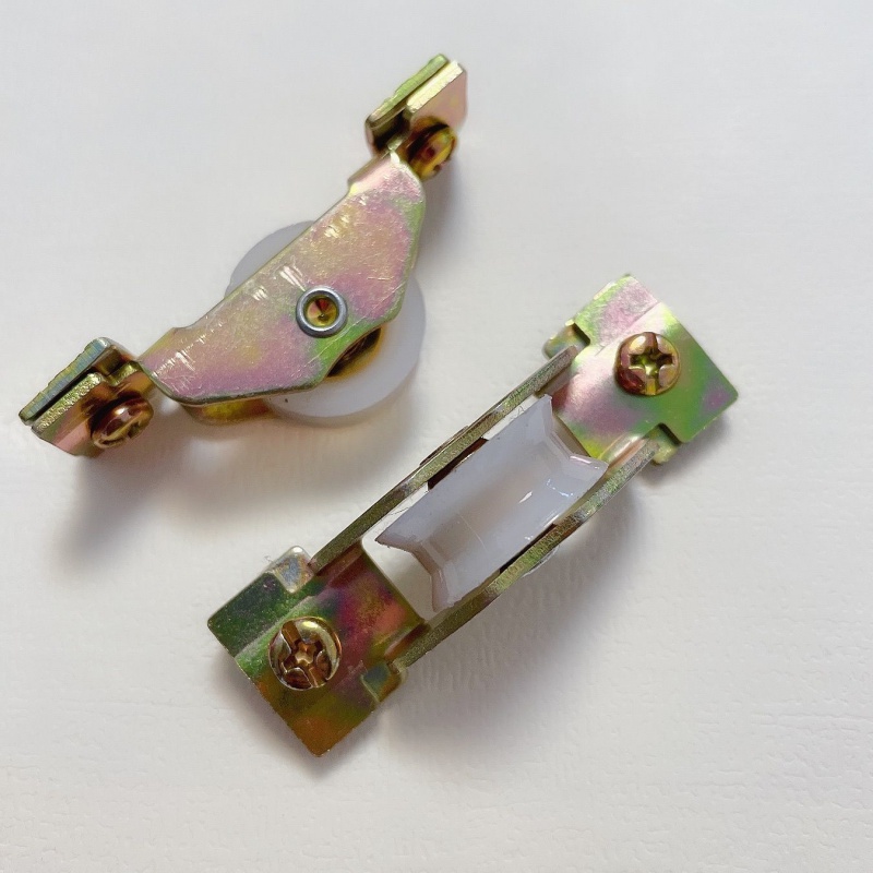 10个装65老式铝合金门窗滑轮拉门下滑轮移门轮纯铜尼龙轴承轮 尼龙