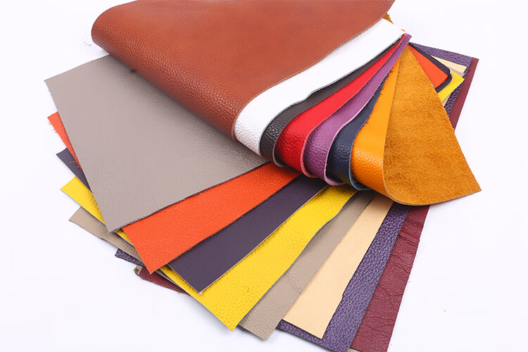 硬牛皮皮料头层牛皮手工diy真皮面料牛皮皮料规则方块皮荔枝纹牛皮多