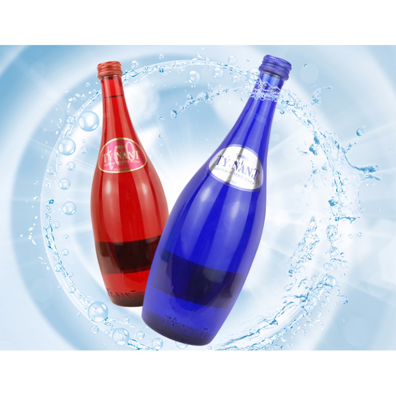 英国tynant 缇南特天龙矿泉水气泡水含气饮用水大瓶玻璃瓶 新日期750