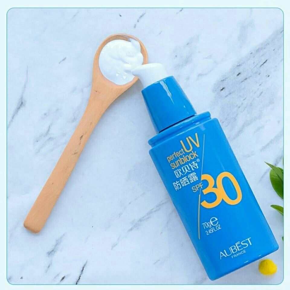 隔离防晒露套装美1白补水保湿清爽防水防汗户外男女欧贝诗防晒霜2支