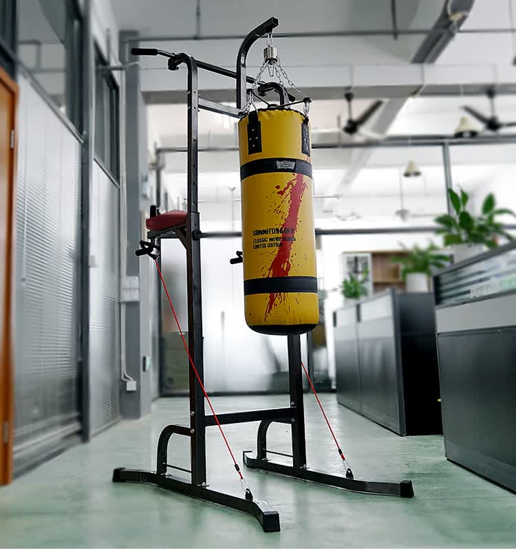 淘苏沙袋架拳击立式多功能家用沙包架散打跆拳道沙袋吊挂架子训练器材