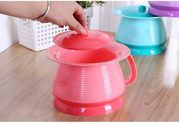 塑料痰盂儿童孕妇坐便器塑料马桶尿罐宝宝尿盆婴儿便盆尿壶带手柄尿盆