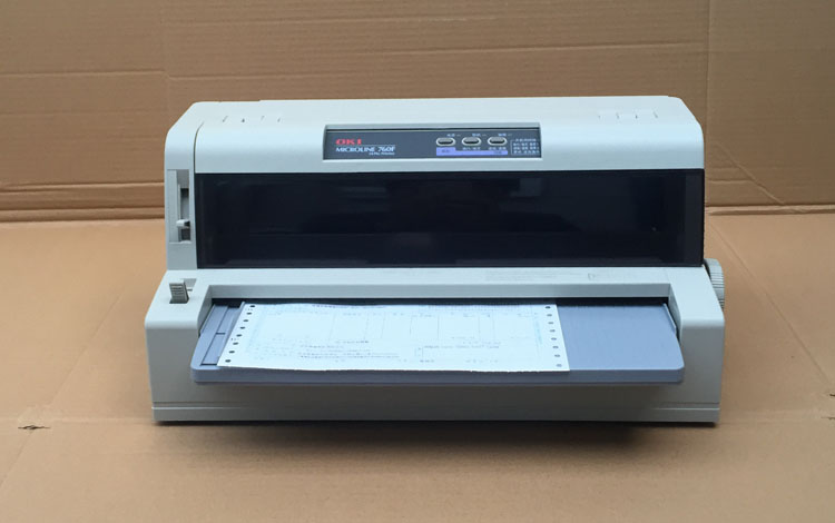 国地税增值税发票快递单支票针式打印机西翼oki760f保修3年官方标配