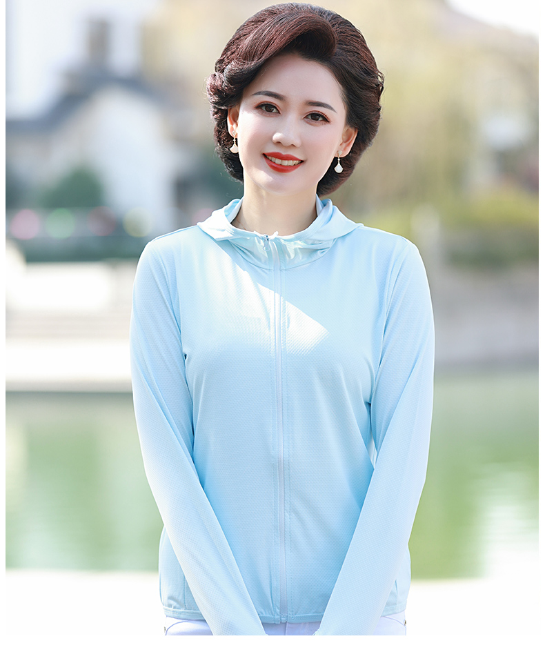 防晒衣中年妈妈装4050岁夏款中老年人夏天防晒服防嗮服夏季薄款外套防