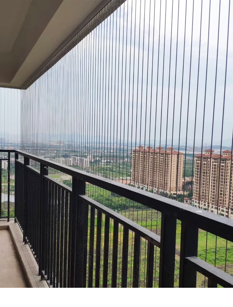 隐形防盗网儿童阳台钢丝304不锈钢护栏防护网钢丝绳窗户安全材料 202