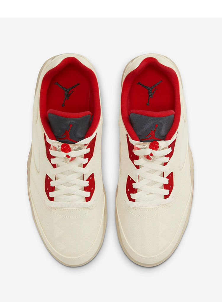 【公司级】纯原高版本 鞋款aj鞋low cny aj5中国新年白红撕撕乐休闲