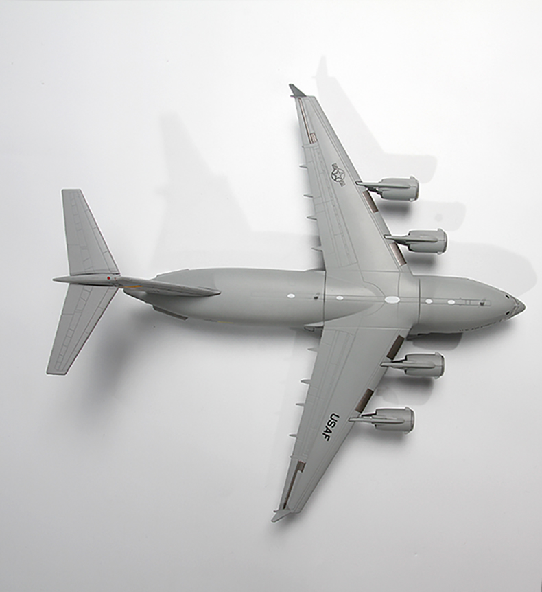 儿童儿童礼物特尔博c17运输机仿真合金属军事飞机模型1200c17