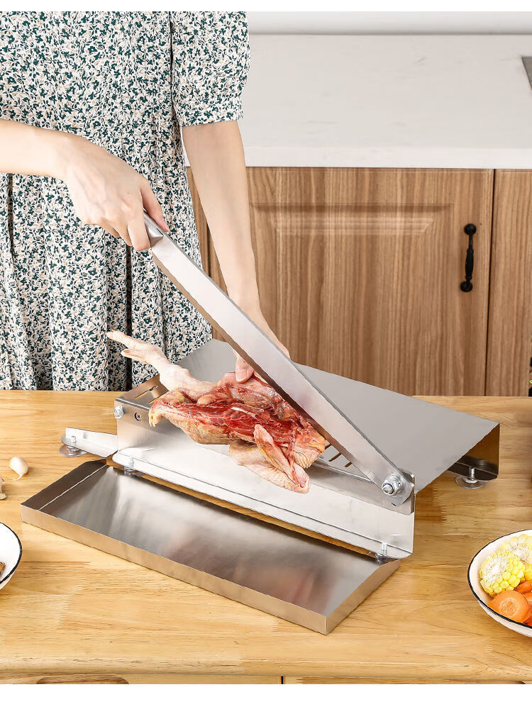 切骨刀冻肉铡刀家用商业切药材刀斩骨刀骨鸡不锈钢刀 官方哇福牛/好