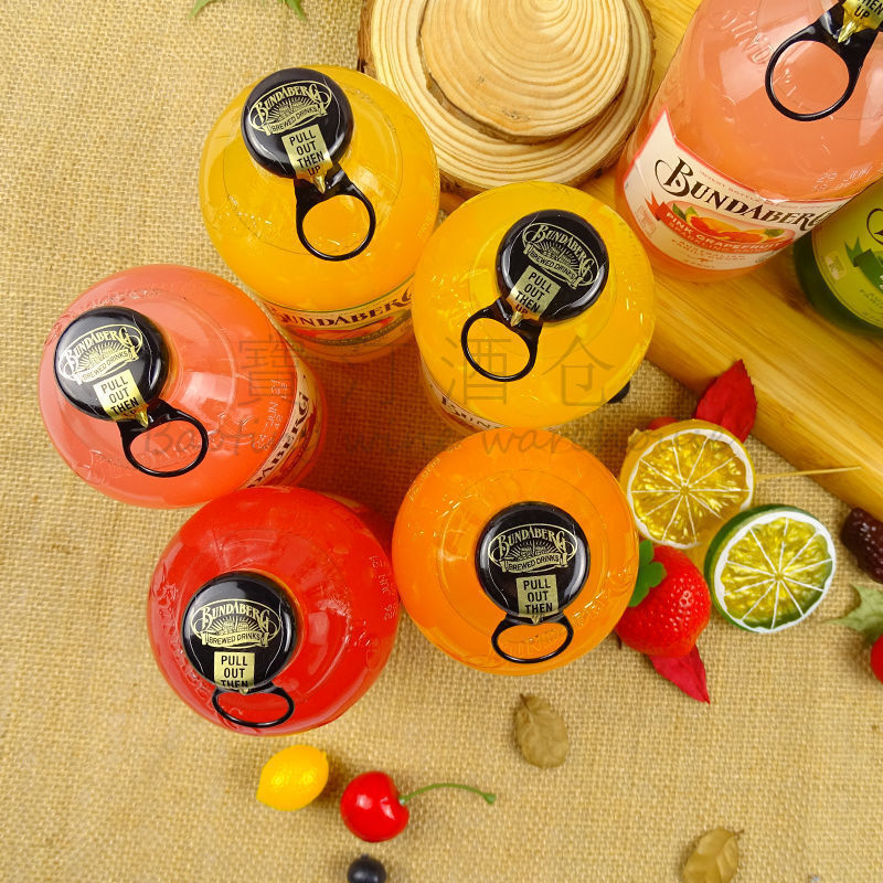 蛋酒澳大利亚饮料 宾得宝果味网红汽水碳酸饮料澳洲进口bundaberg 多