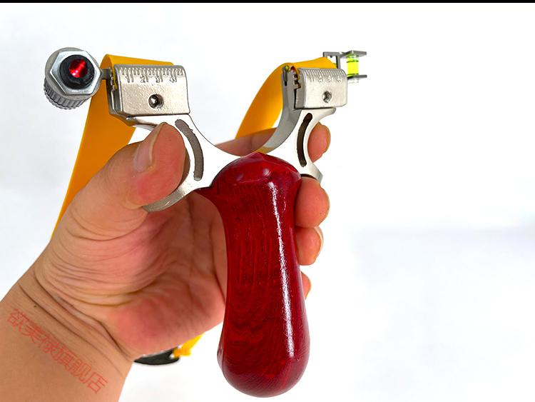 弹弓成人专用扁皮弹弓男高精度大全传统强力激光架瞄准器弹工普通玛莎