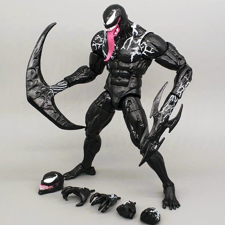 模型漫画特工7寸可动人偶男孩玩具生日礼物2 电影毒液(盒装)【图片