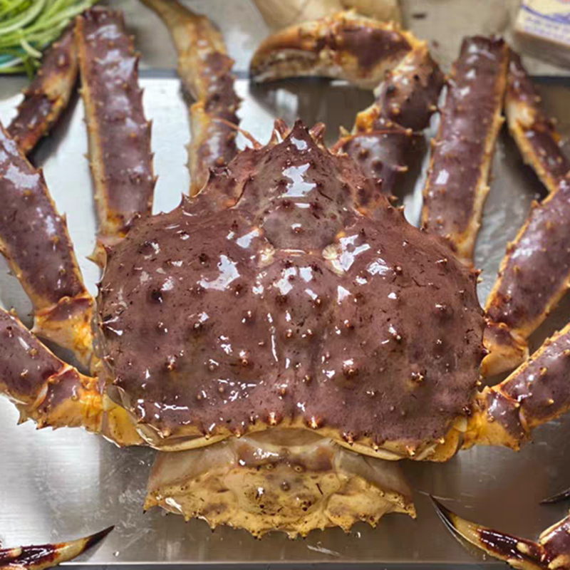 mpdq 鲜活帝王蟹 海鲜水产 核酸检测通过 超大螃蟹帝王蟹腿 长脚蟹