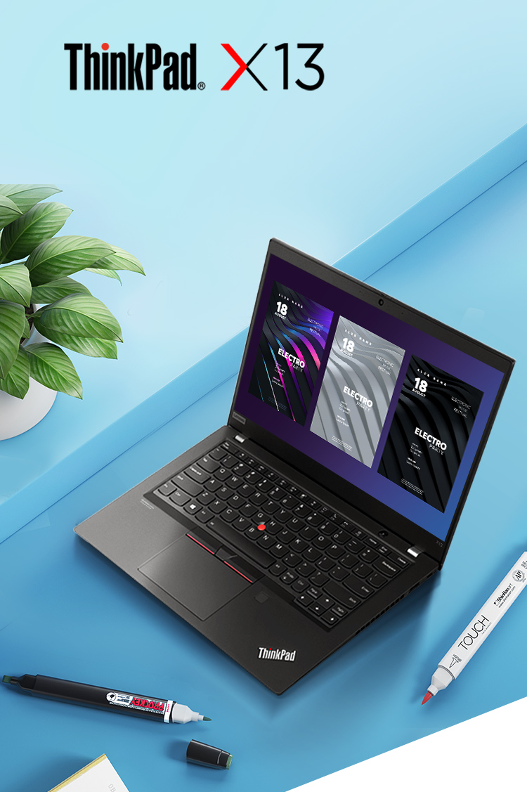 联想thinkpad x13 高性能轻薄笔记本电脑2020新品 0acd丨十代i7 16g