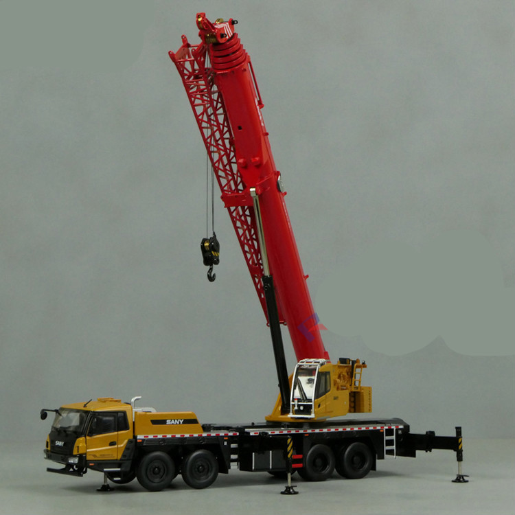 136三一重工吊车模型 8006全路面起重机原厂合金工程车模型 8006吊车