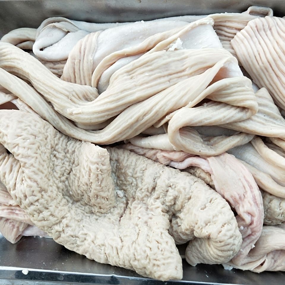 青樱红荔生鲜牛大肠牛肠头去油牛肠半成品3斤5斤装牛副产品牛杂厂家